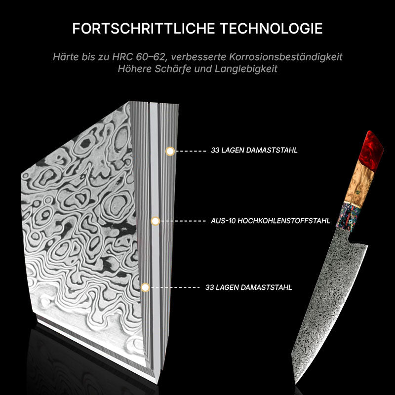 Premium Kiritsuke Damascus