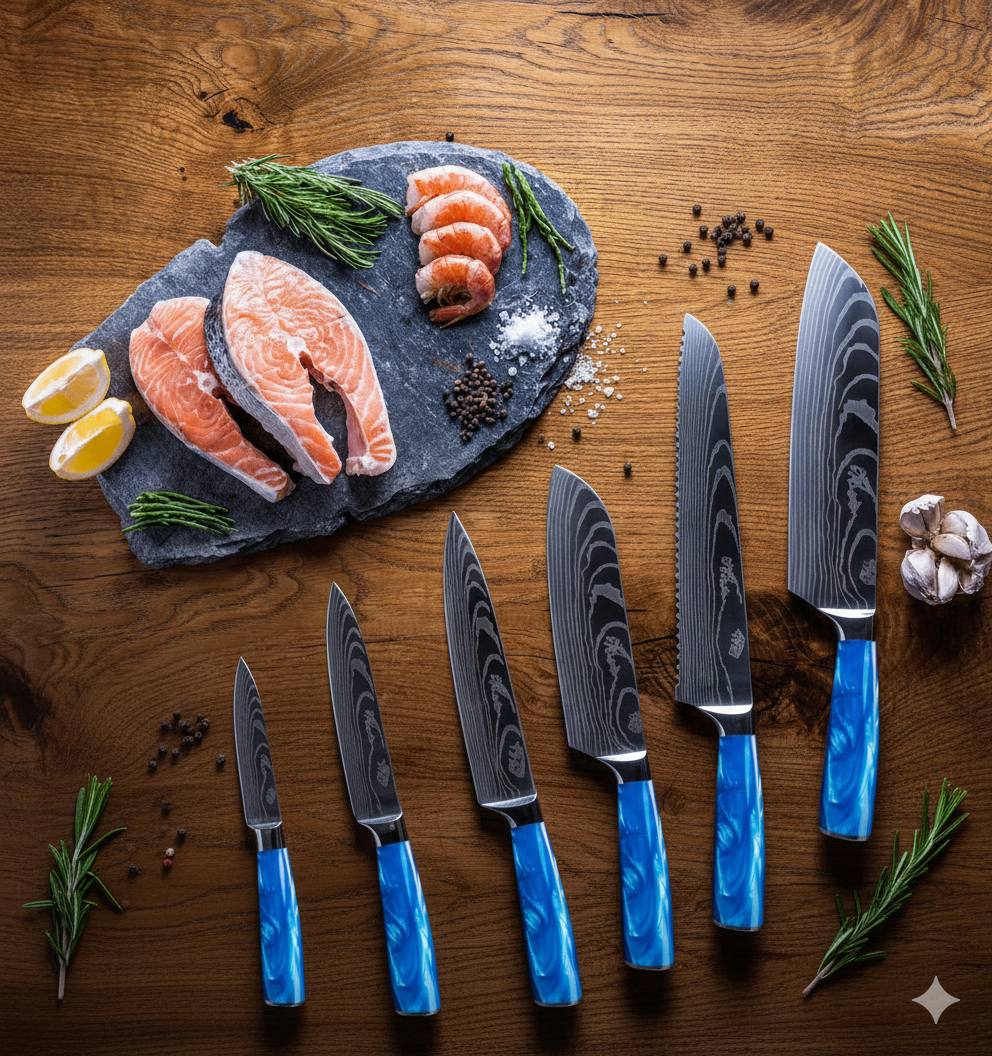 Japanisches Premium Messer 6er-Set