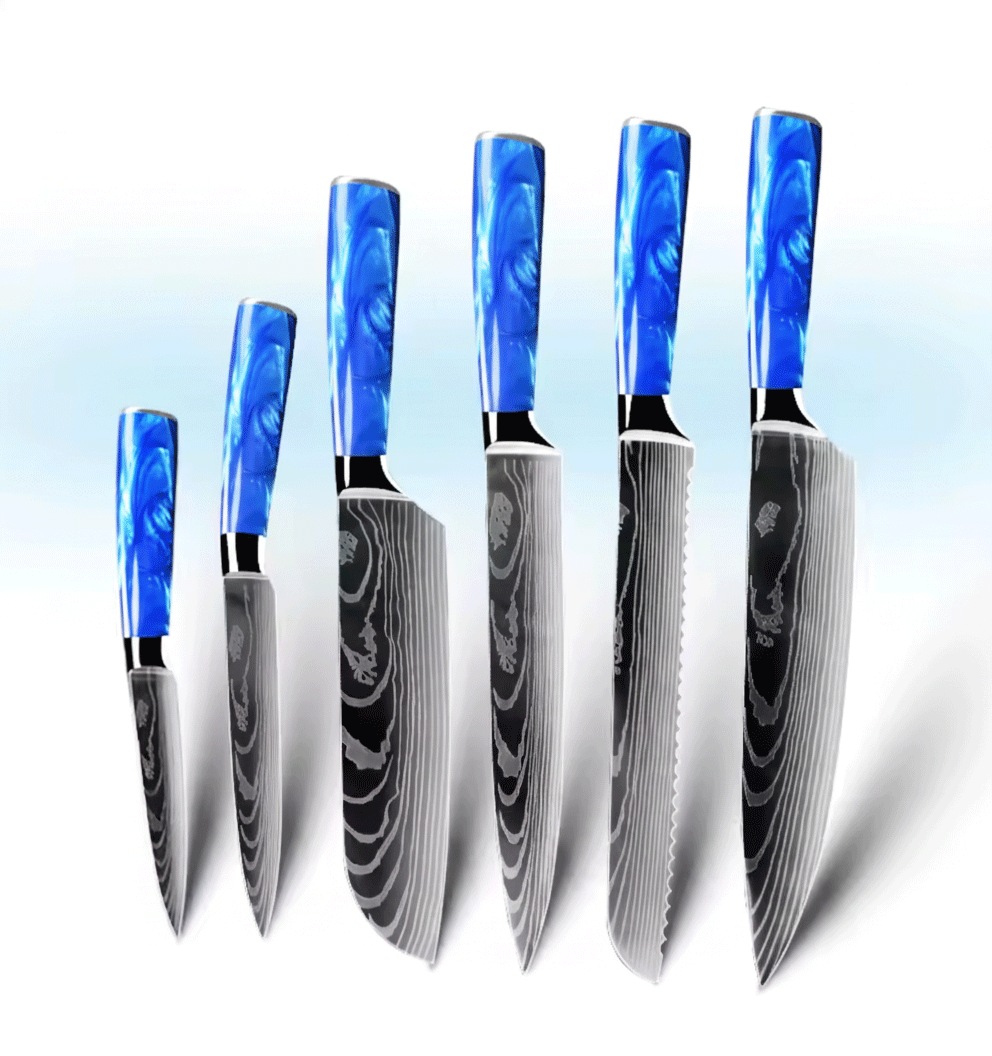 Japanisches Premium Messer 6er-Set