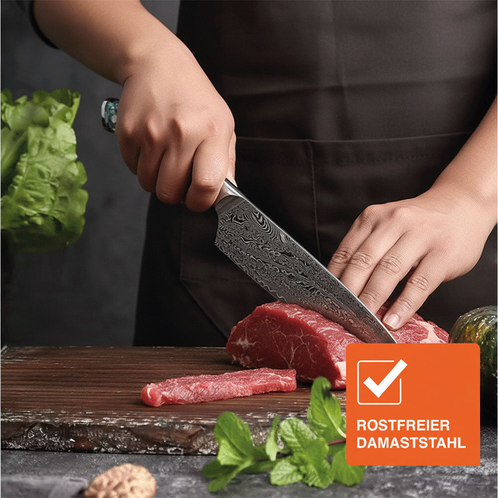 Genso 5er-Premium Damast Messer-Set