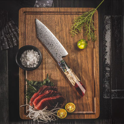 Premium Kiritsuke Damascus klein