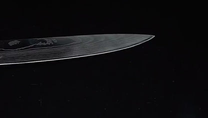 Japanisch inspiriertes 8er-Premium Messer-Set mit Damast-Muster